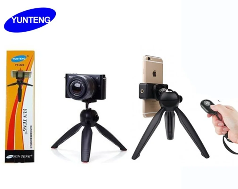 سه پایه موبایل و دوربین Yunteng XH-228 +ریموت